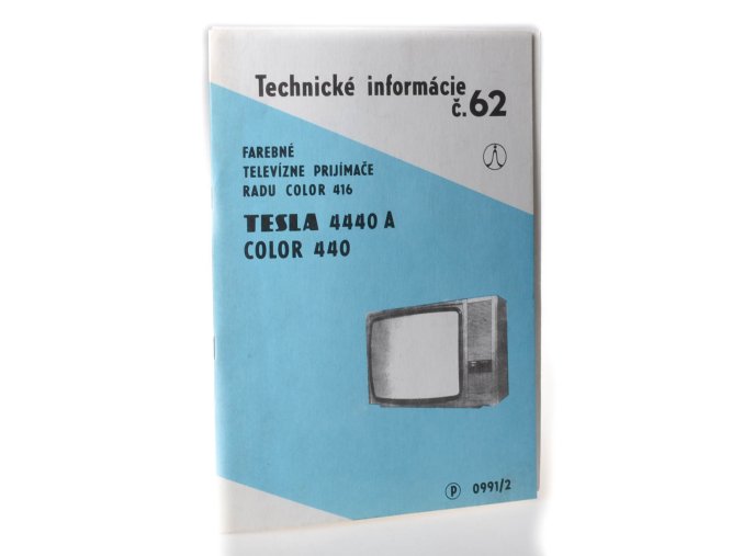 Farebné televízne prijímače RADU COLOR 416 : TESLA 4440 A COLOR 440 : servis návod