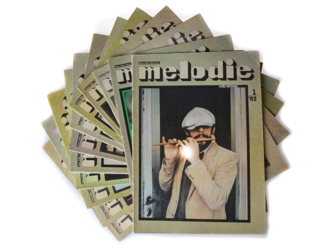 Časopis Melodie: kompletní ročník, čís. 1-12 (1983, 1984, 1988)