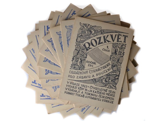 časopis Rozkvět: obrázkový čtrnáctideník-ročník XVI (1923)