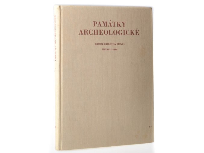 Památky archeologické:  1978, číslo 1