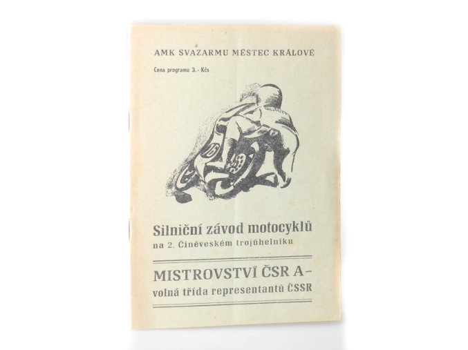 Mistrovství ČSR - silniční závod motocyklů na 2. Činěvském trojúhelníku