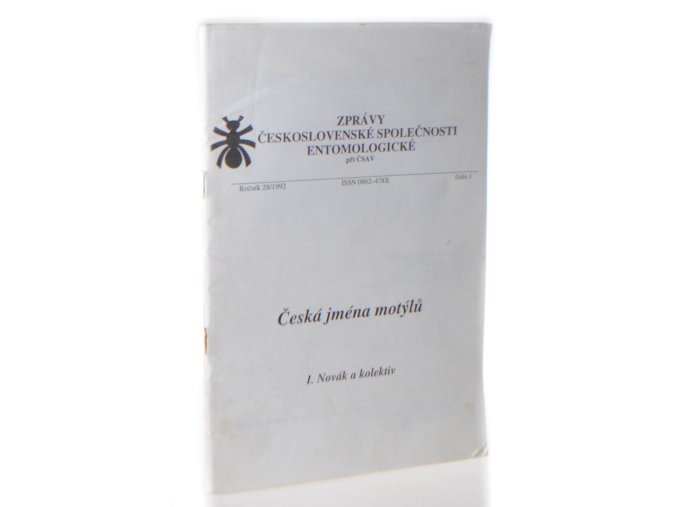 Česká jména motýlů : Zprávy Československé společnosti entomologické při ČSAV