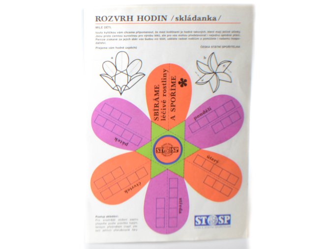 Rozvrh hodin /skládanka