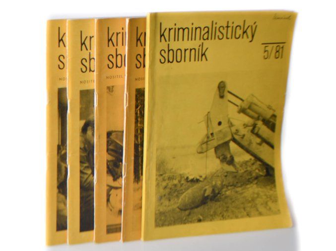 Kriminalistický sborník (6 ks.) 1981