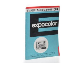 Expocolor-automat pro stanovení expozice černobílých a barevných pozitivů