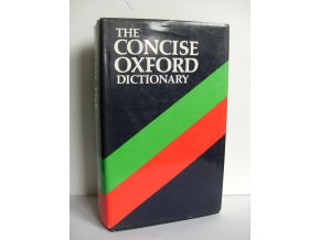 The concise Oxford dictionary of current english