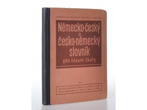Německo-český a česko-německý slovník pro hlavní školy
