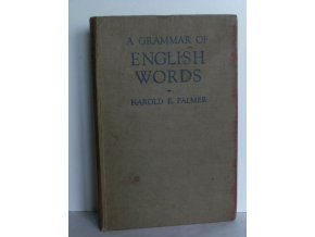 A Grammar of English Words