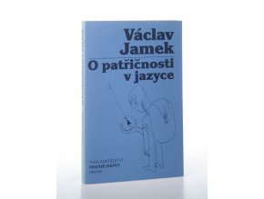 O patřičnosti v jazyce