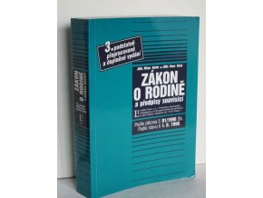 Zákon o rodině a předpisy souvisící : podle stavu k 1.4.2000