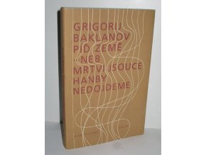 Píď země : neb mrtvi jsouce hanby nedojdeme (1984)