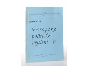 Evropské politické myšlení. 4