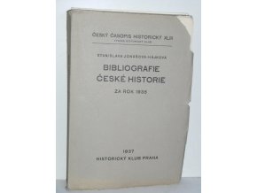 Bibliografie české historie za rok 1935: Český časopis historický XLIII