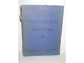 Podvečerní selanky. II