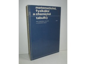 Matematické, fyzikální a chemické tabulky pro střední školy (1983)