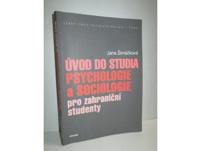 Úvod do studia psychologie a sociologie pro zahraniční studenty