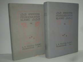 Články pedagogické (2sv.) Díl 1, Práce z roku 1870-1910 Díl 2, Pedagogické stati z r. 1862, Práce žáků Jasnopoljanských