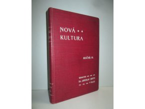 Nová kultura, ročník III. čís.1-10
