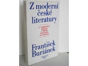 Z moderní české literatury : o vybraných dílech z první poloviny 20. století