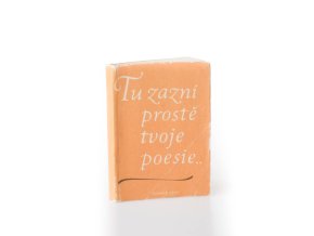 Tu zazní prostě tvoje poesie...(propagační almanach k Měsíci knihy)