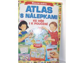 Atlas s nálepkami ke hře i k poučení