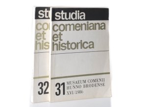 Studia comeniana et historica XVI:časopis Muzea J.A.Komenského v Uherském Brodě