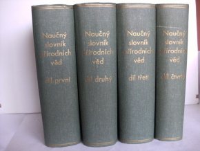 Naučný slovník přírodních věd pro školu a dům. 1.-4.díl