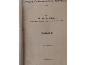 Ušlechťování rostlin (Příloha Československého zemědělce): ročník V, čísla 5-9