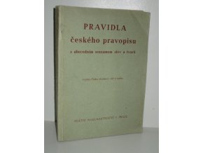 Pravidla českého pravopisu s abecedním seznamem slov a tvarů