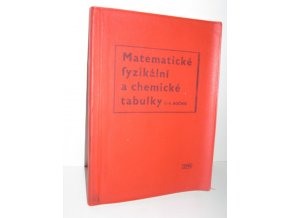 Matematické, fyzikální a chemické tabulky pro sedmý až devátý ročník (1965)