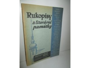 Rukopisy a literární památky