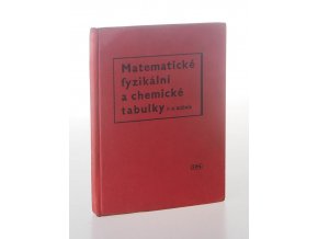 Matematické, fyzikální a chemické tabulky pro střední všeobecně vzdělávací školy (1966)