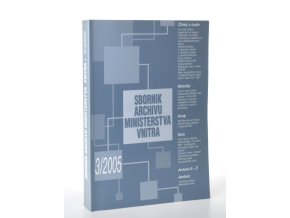 Sborník Archivu Ministerstva vnitra čís.3