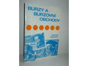 Burzy a burzovní obchody : samostatná příloha