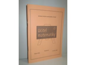 časopis Učitel matematiky čís.4(96) ročník 23