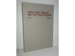 slovenska archeologia XLI 1