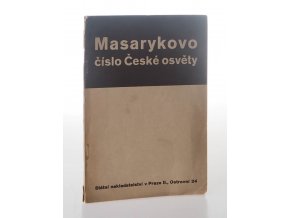 Masarykovo číslo České osvěty