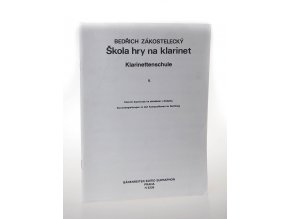 Škola hry na klarinet :  Klarinettenschule II. : Klavírní doprovody ke skldbám v Dodatku