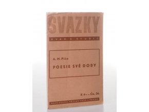 Poesie své doby