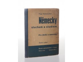 Německy sluchem a studiem pro školu a samouky (1939)