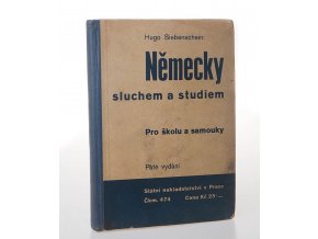 Německy sluchem a studiem pro školu a samouky (1938)