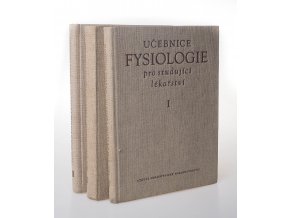 Učebnice fysiologie pro studující lékařství. 1.-3. díl (3 sv.)
