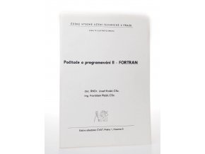 Počítače a programování II - FORTRAN