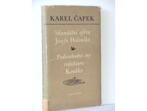 Skandální aféra Josefa Holouška : Podivuhodné sny redaktora Koubka : Dvě satirické povídky (1977)