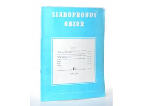 Slaboproudý obzor číslo 11, svazek 45 (1984)