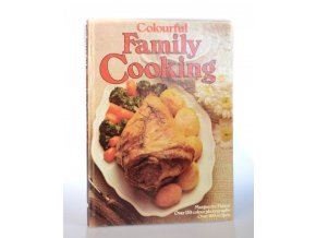 Colourful family cooking