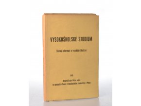 Vysokoškolské studium : sbírka informací o vysokém školství