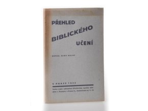Přehled biblického učení