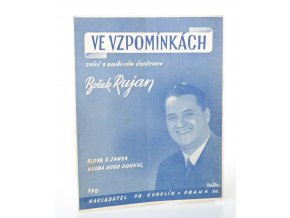 Ve vzpomínkách : zpívá Bořek Rujan