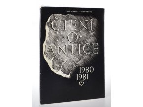 Čtení o antice 1980/81